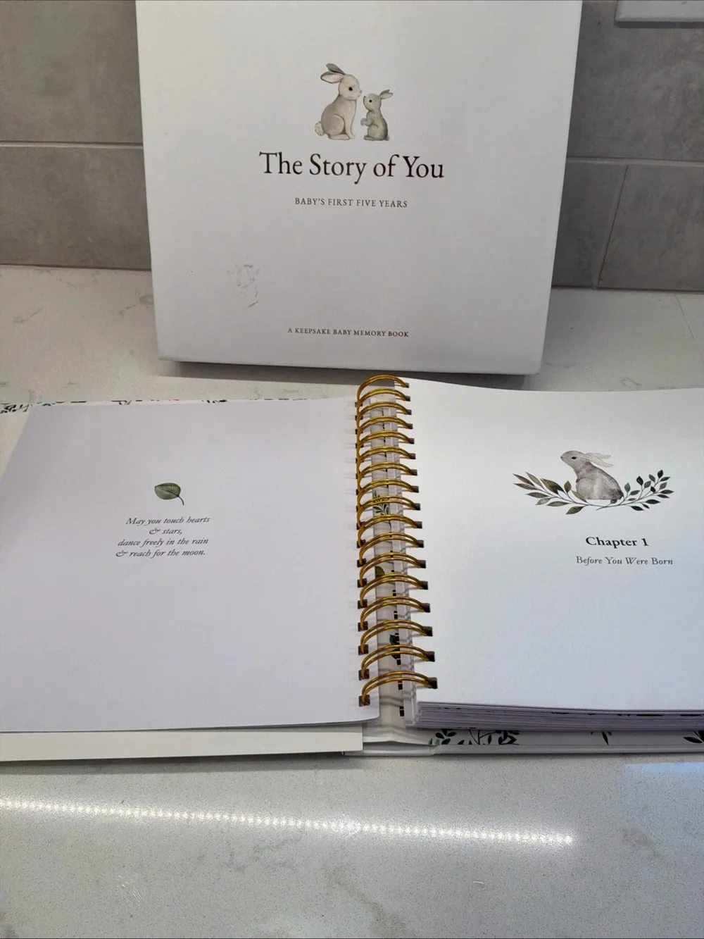 The Story of You Keepsake Memory Book for Baby First Five Years Baby Album